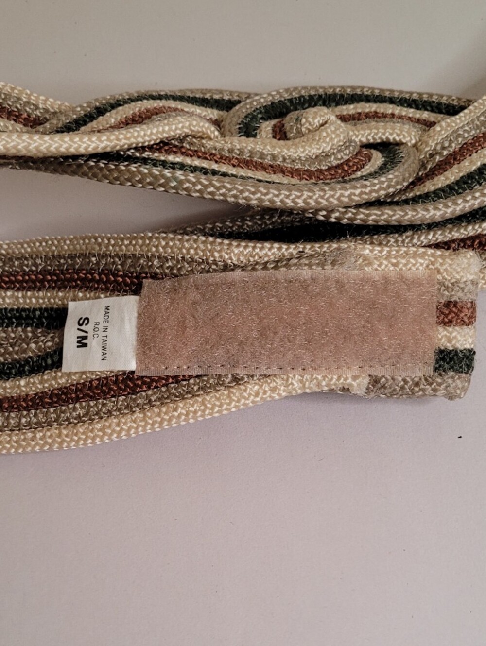 Vintage 80s Braided Belt Size Small - Picture 6 of 7